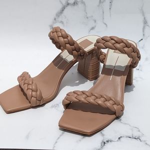 DOLCE VITA Paily heels, cafe latte colorway (US 9.5-10)